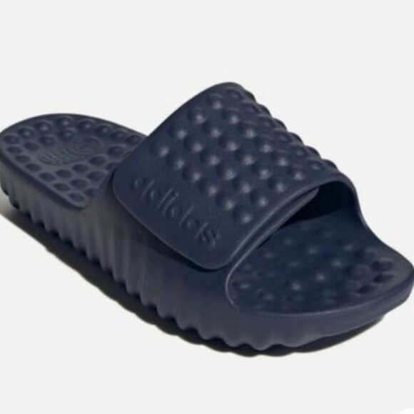 adidas Unisex Adissage Flux Slide – Dark Blue, Women’s 8 / Men’s 7 HOLIDAY GIFT - Picture 5 of 12